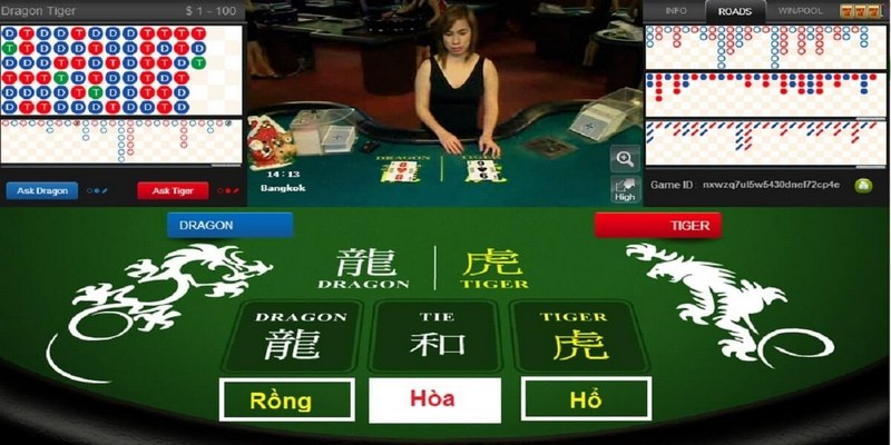 Luật chơi Rồng hổ bk8 khá đơn giản